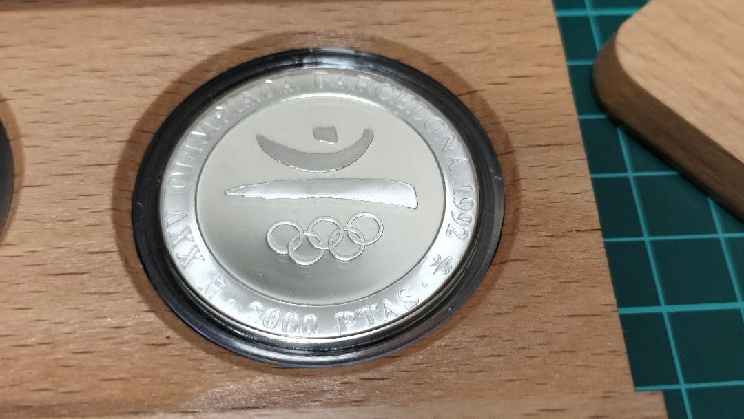 1992年 バルセロナオリンピック記念銀貨2000ペセタ×２枚