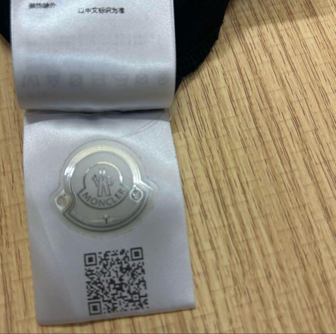 MONCLER Tシャツ　黒ワッペン　モンクレール　ブラック