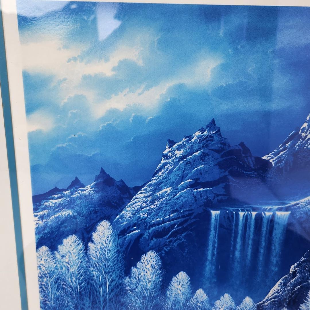 ジョン・ラッテンベリー ブルーキャニオンフォール 2008年 シルクスクリーン