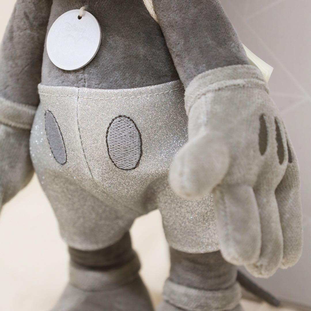 ミッキーマウスプラチナ　シュタイフD100 ディズニー　ぬいぐるみ