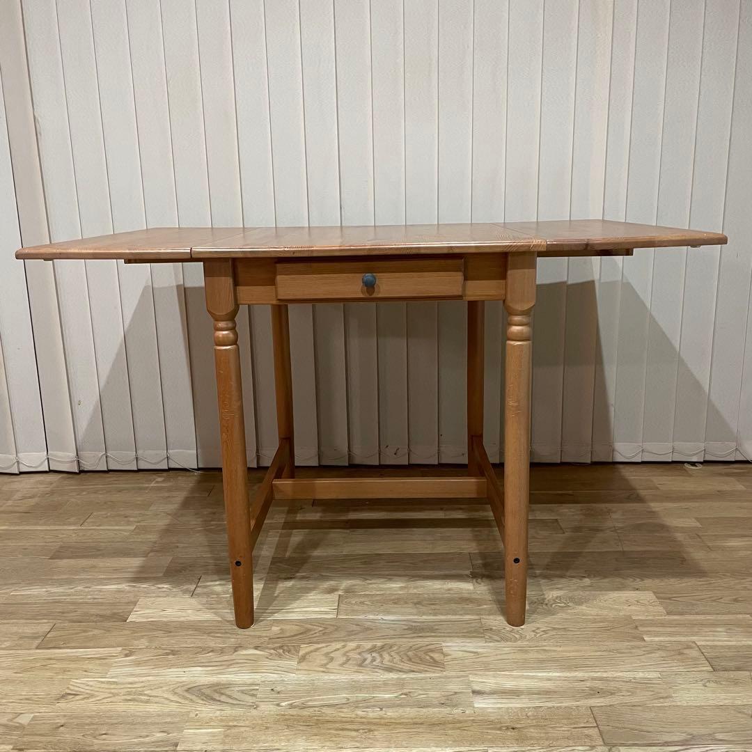 【廃番品】IKEA INGATORP インガートルプ ダイニングテーブル　天然木