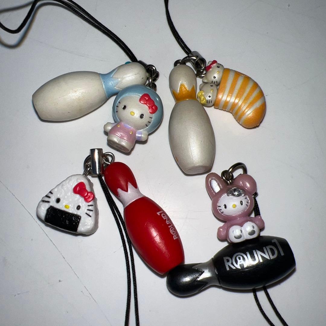 ハローキティ　ラウンドワン　ストラップ16個　非売品　レア