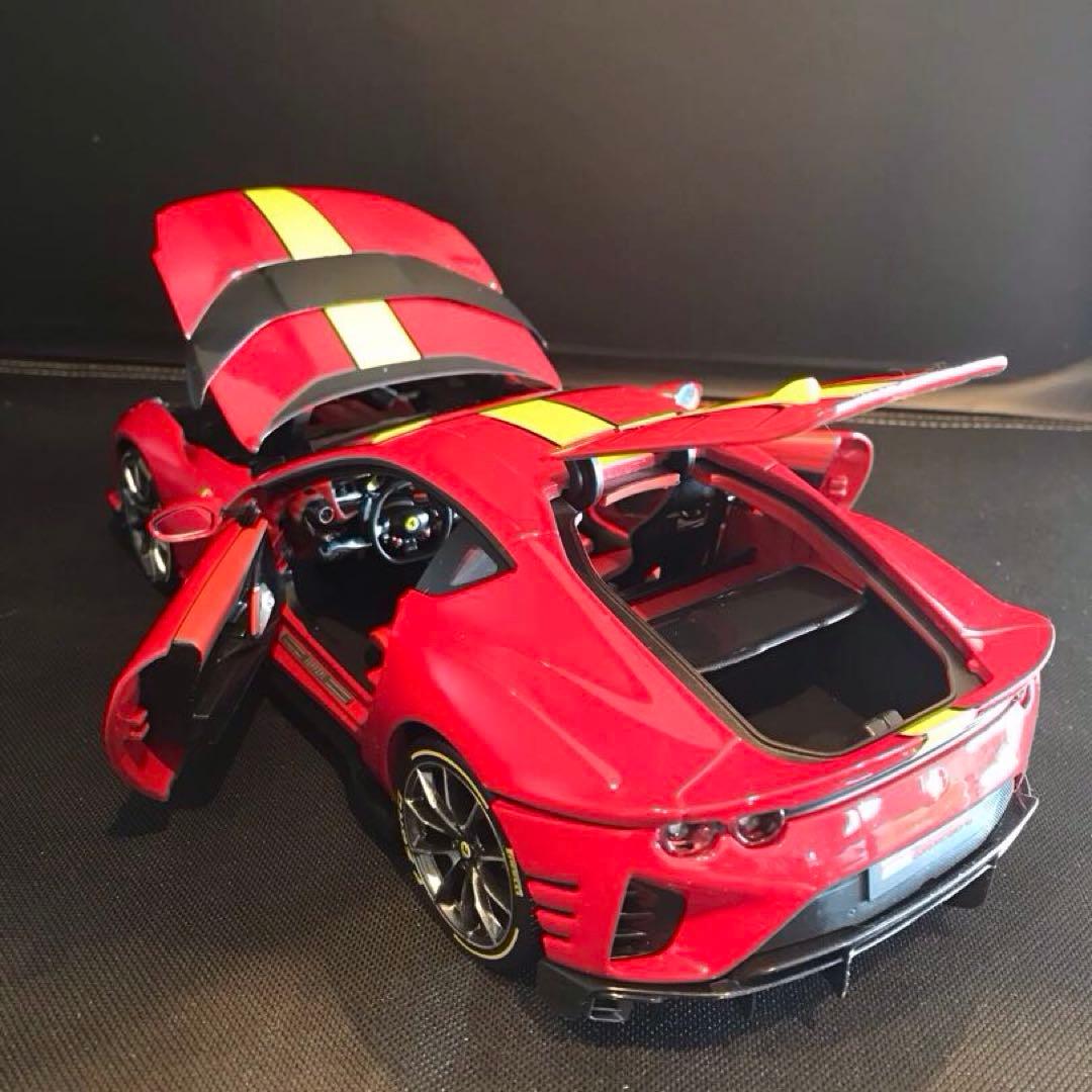 ミニカー4台、Ferrari812/SF90XX, AMG one, SVJ64