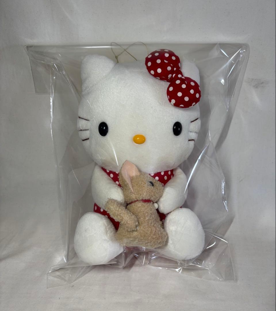 ラブリードッグしっぽフリマスコット ハローキティ サンリオ ぬいぐるみ