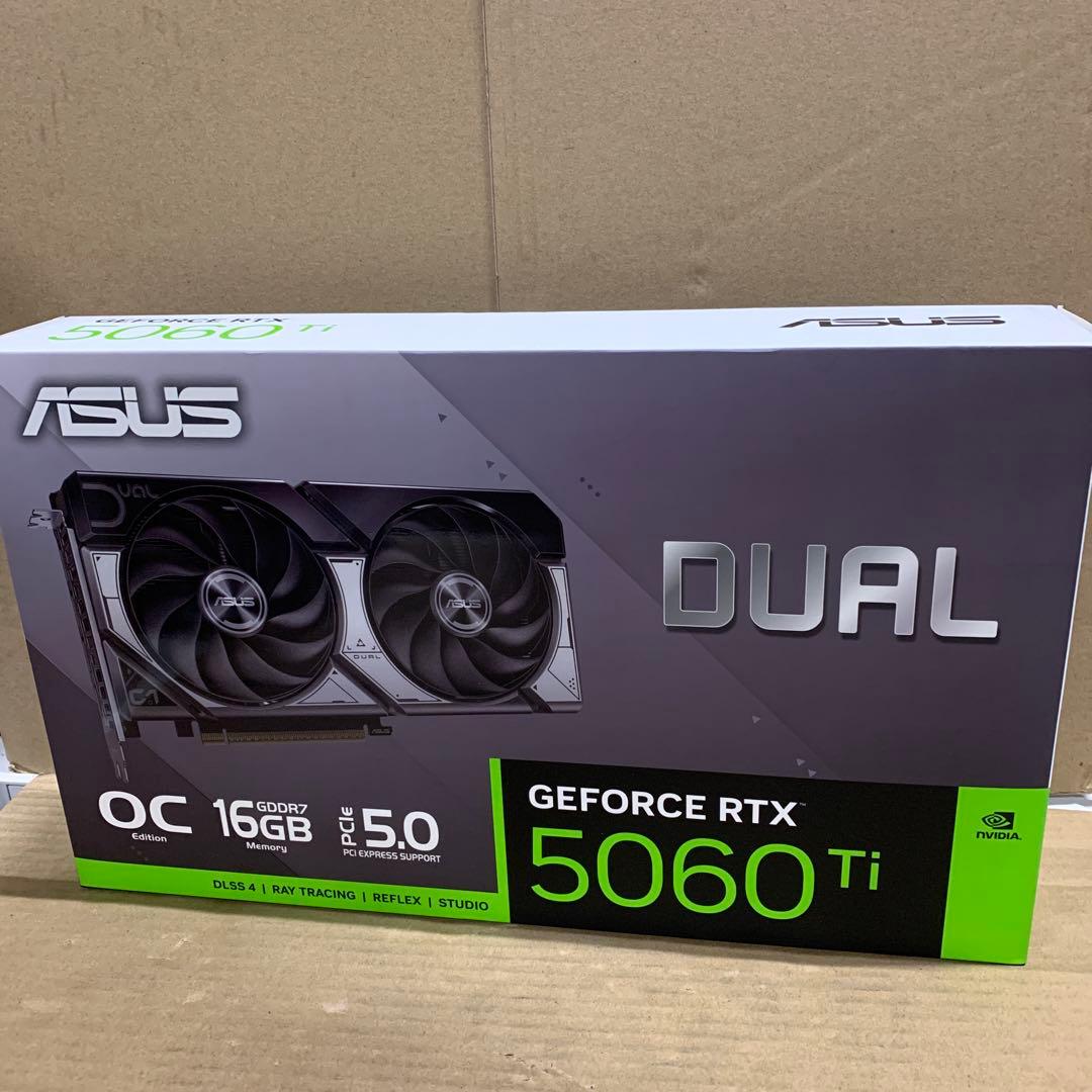 新品ASUS NVIDIA GeForce RTX 5060 Ti 16G