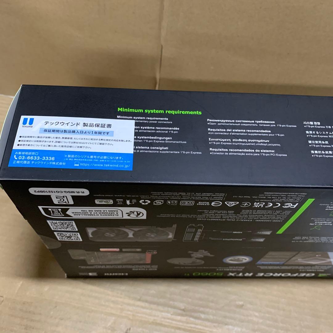 新品ASUS NVIDIA GeForce RTX 5060 Ti 16G