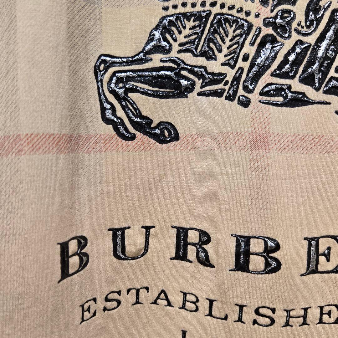 バーバリー（Burberry）馬上の騎士ロゴ & バーバリーチェック イタリア製