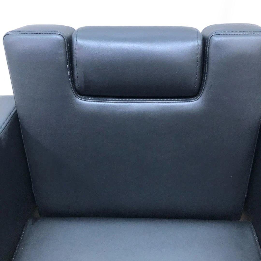 美品 バックシャンプー用 油圧昇降 ブラック 美容室 ヘッドスパ 112930