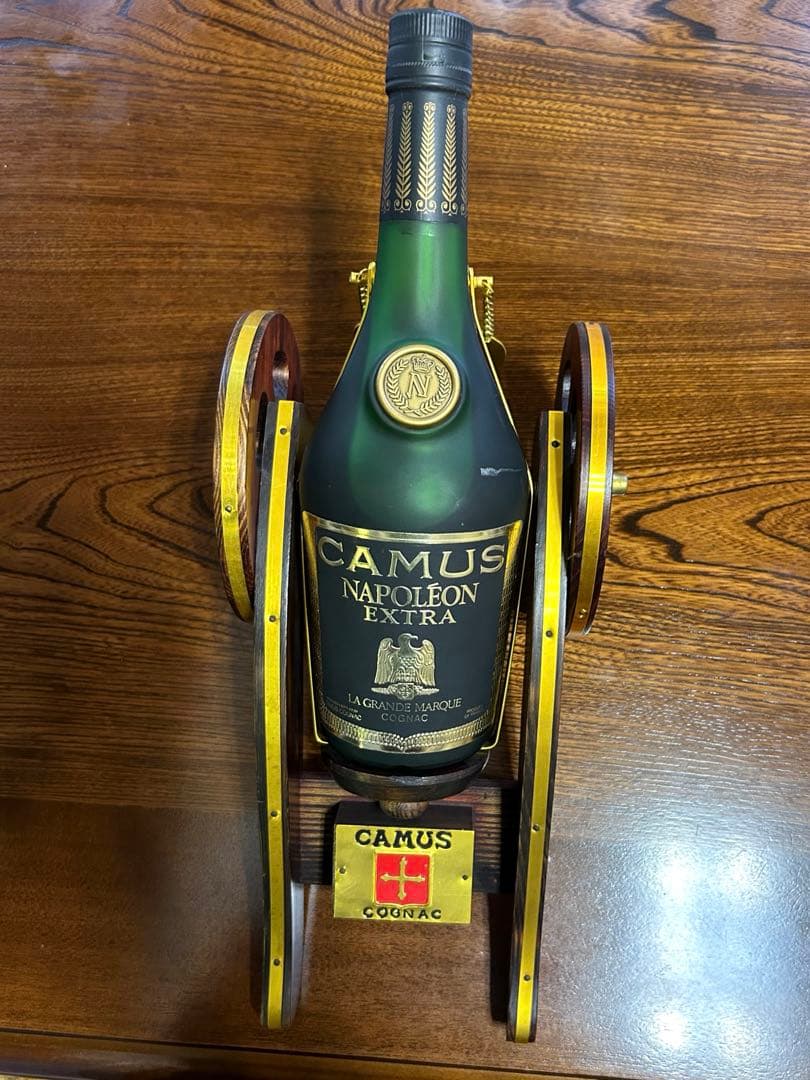 269 ナポレオン エクストラ コニャック 飾り用 木製＆金属製 砲台付き　古酒