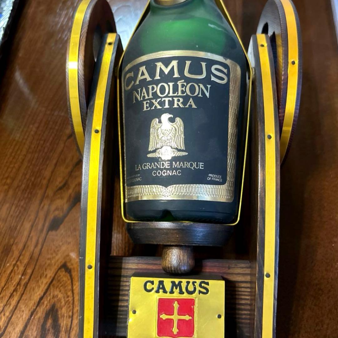 269 ナポレオン エクストラ コニャック 飾り用 木製＆金属製 砲台付き　古酒