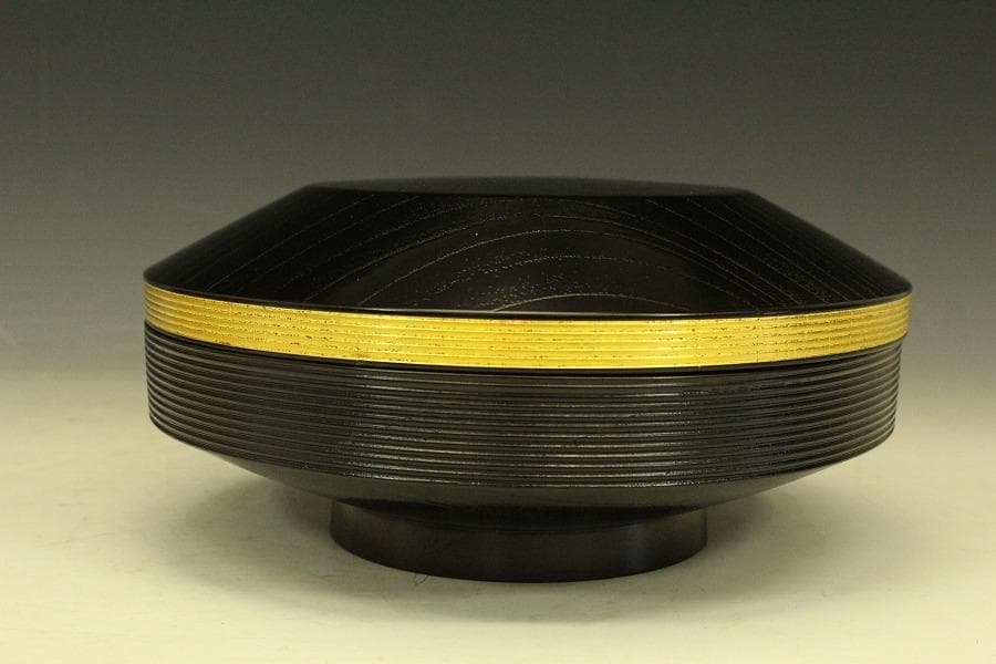 茶道具 塗師 宗哲 即中斎好 独楽喰籠 書付(A225)