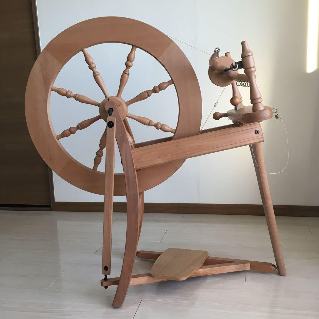 アッシュフォード紡ぎ車　トラディッショナル　シングル　糸紡ぎ