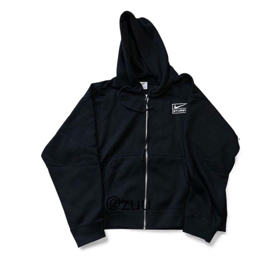 【試着品】STUSSY × NIKE コラボジップパーカー　他サイズあり