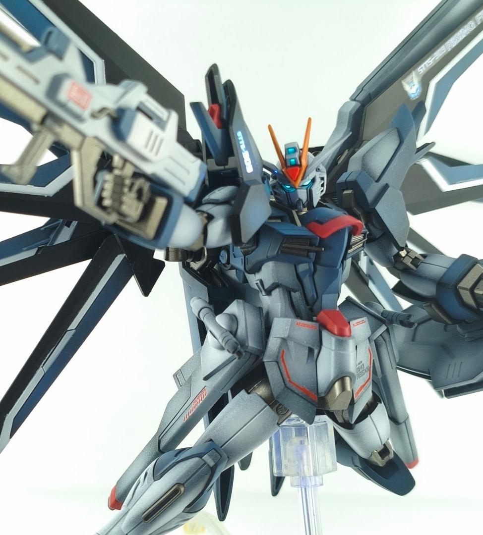 HG ライジングフリーダムガンダム 塗装済み完成品 全塗装