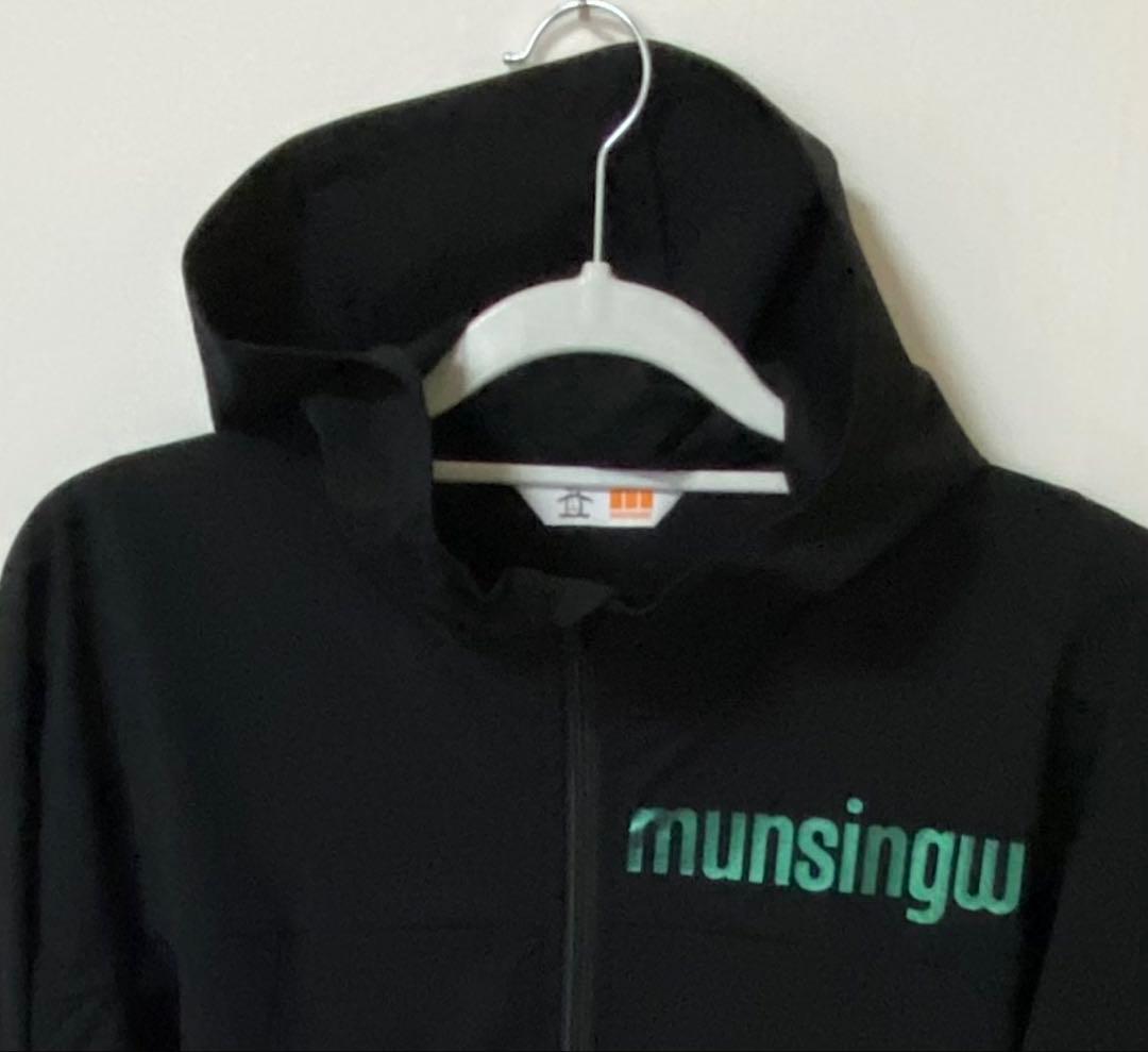 munsingwear フード付きジャケット レディース ブラック