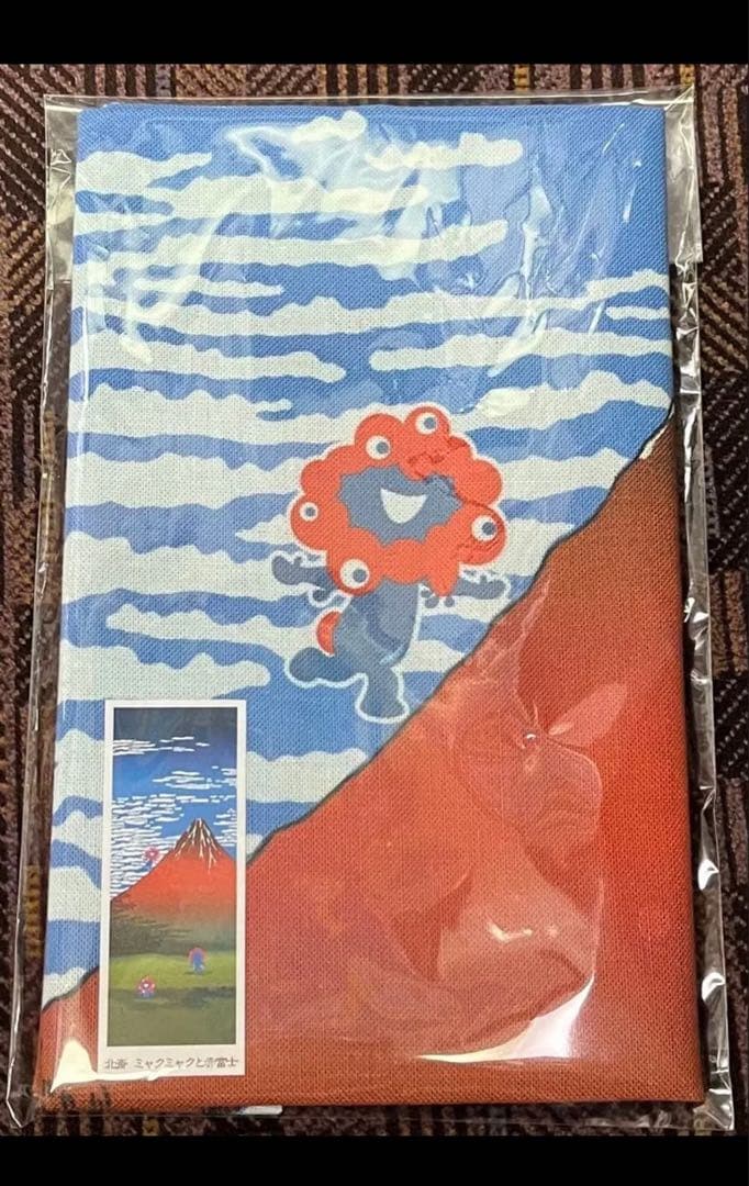 大阪万博　EXPO 絵てぬぐい　北斎 　ミャクミャクと赤富士