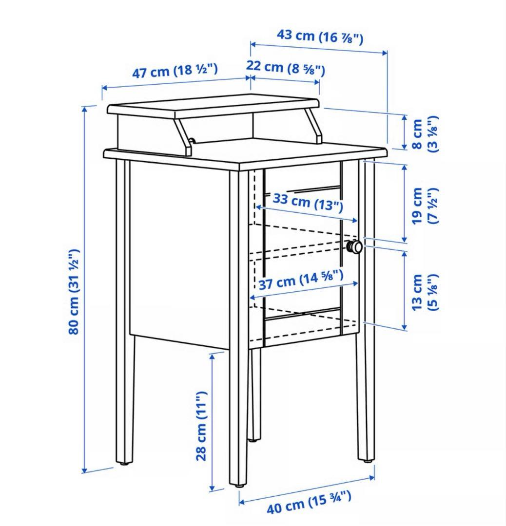 北欧家具　IKEA サイドテーブル　オルデルダーレン　ルンバ収納