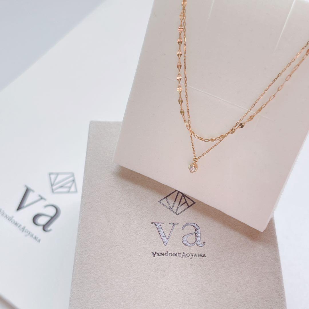 ヴァンドーム青山 ブレスレット 2連ブレスレット ダイヤモンド イエローゴールド