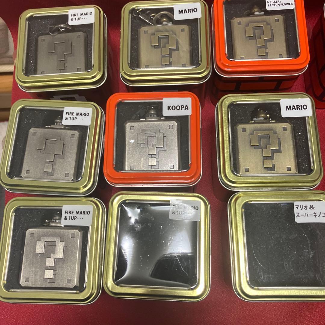 スーパーマリオ クエスチョンブロック キャラクターグッズ　8個セット