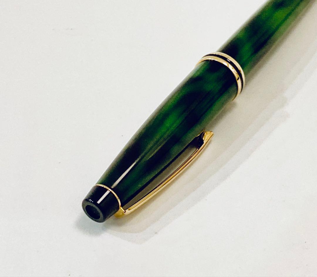 超美品◆クロス 高級万年筆 マーブルグリーン　CROSS アメリカ製ヴィンテージ