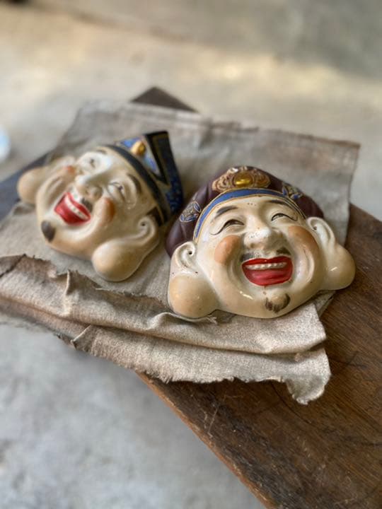 時代  九谷  恵比寿 大黒天