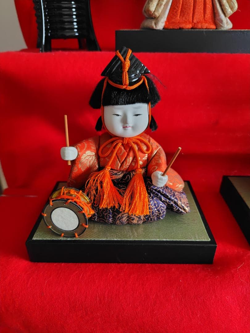 人間国宝　無形文化財　原米州　雛人形のみ
