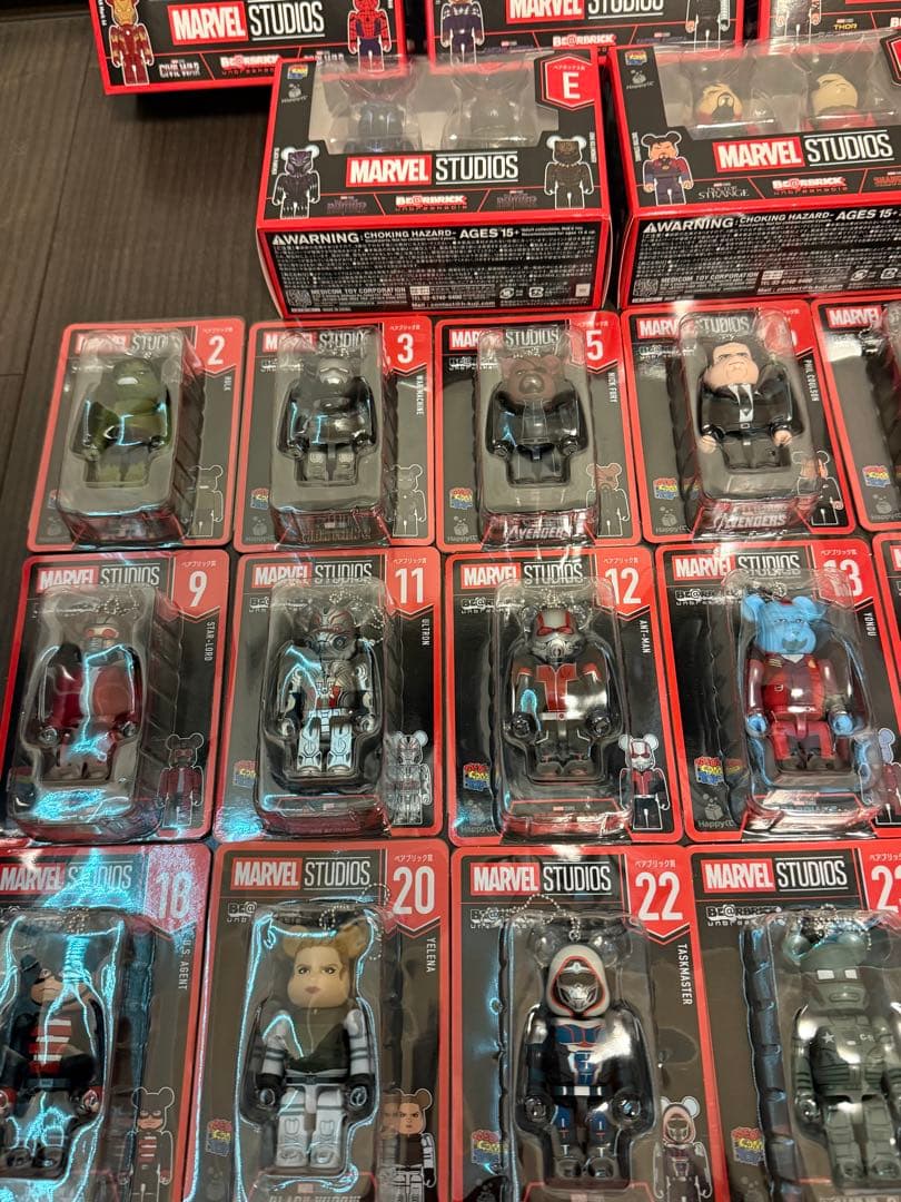 MARVEL BE@RBRICK 27種 ベアブリック マーベル ハッピーくじ