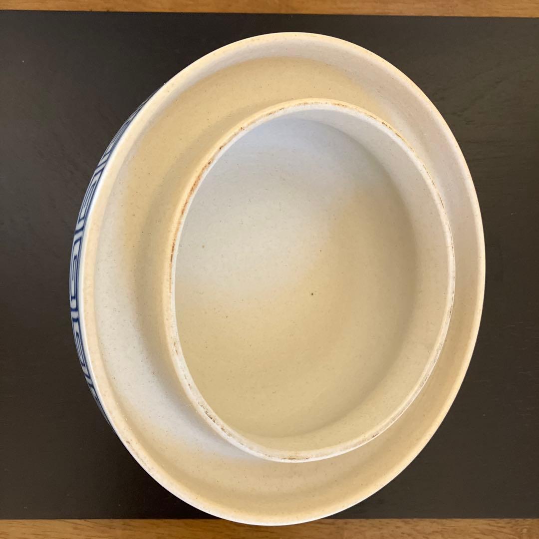 X*a様 中国美術　青花紅秞貼花花卉文壺