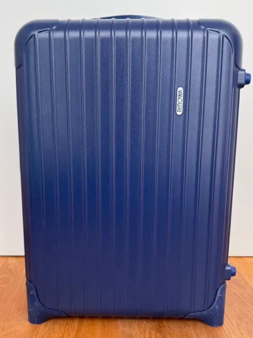 リモワ　サルサ　35L 美品　伸縮ハンドル新品交換済み　ブルー　機内持ち込み可