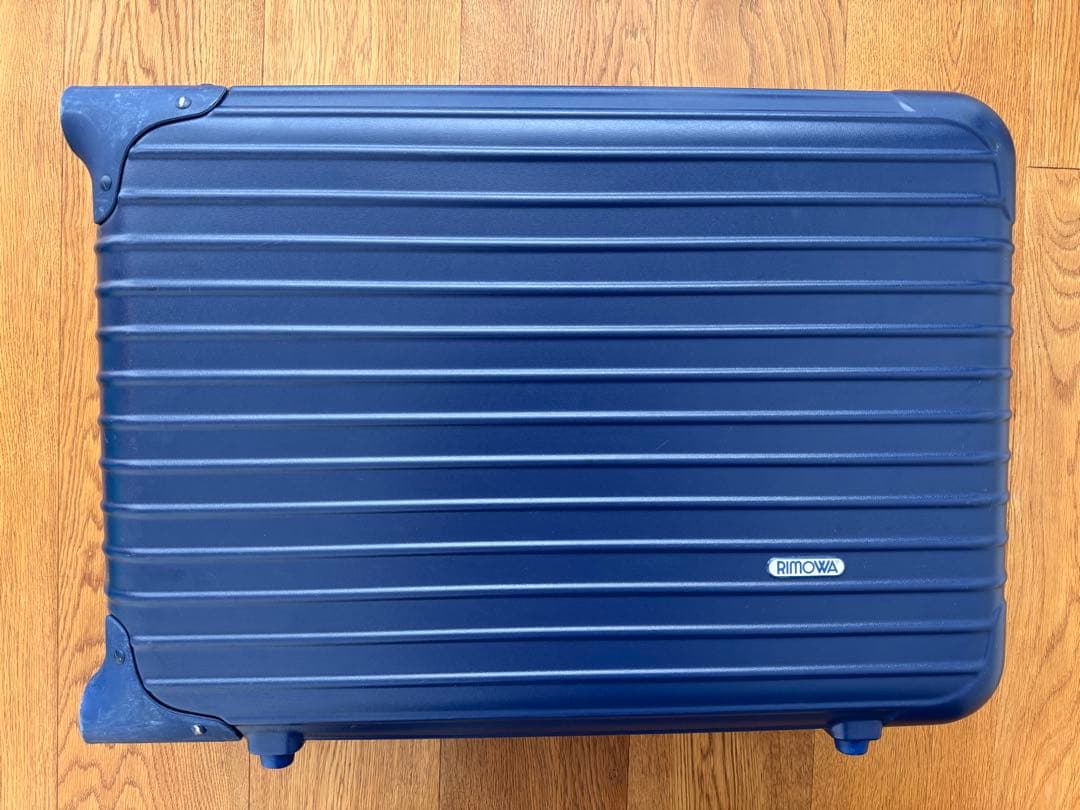 リモワ　サルサ　35L 美品　伸縮ハンドル新品交換済み　ブルー　機内持ち込み可