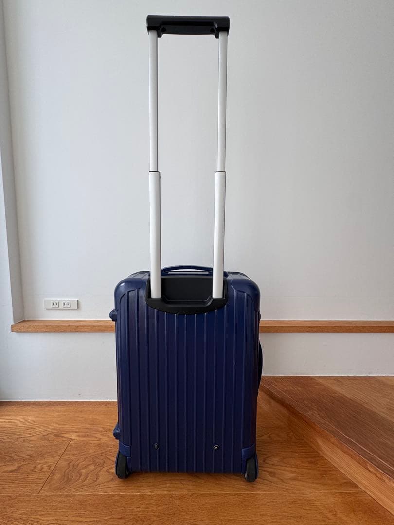 リモワ　サルサ　35L 美品　伸縮ハンドル新品交換済み　ブルー　機内持ち込み可