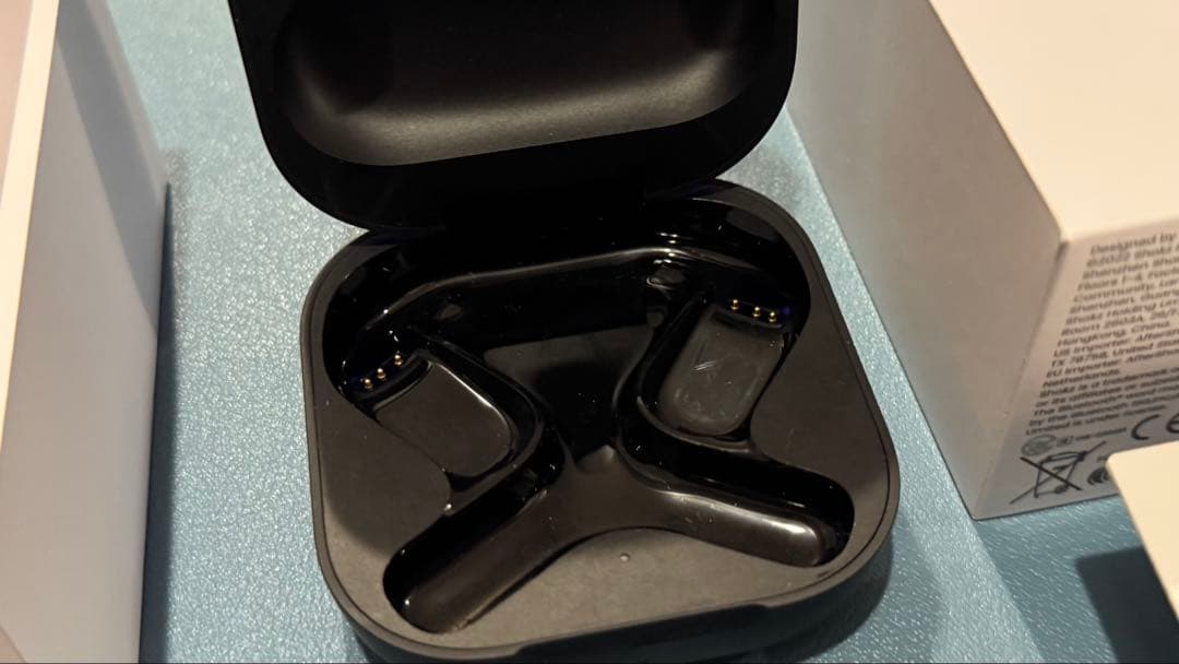 SHOKZ OPENFIT ワイヤレスイヤホン ブラック