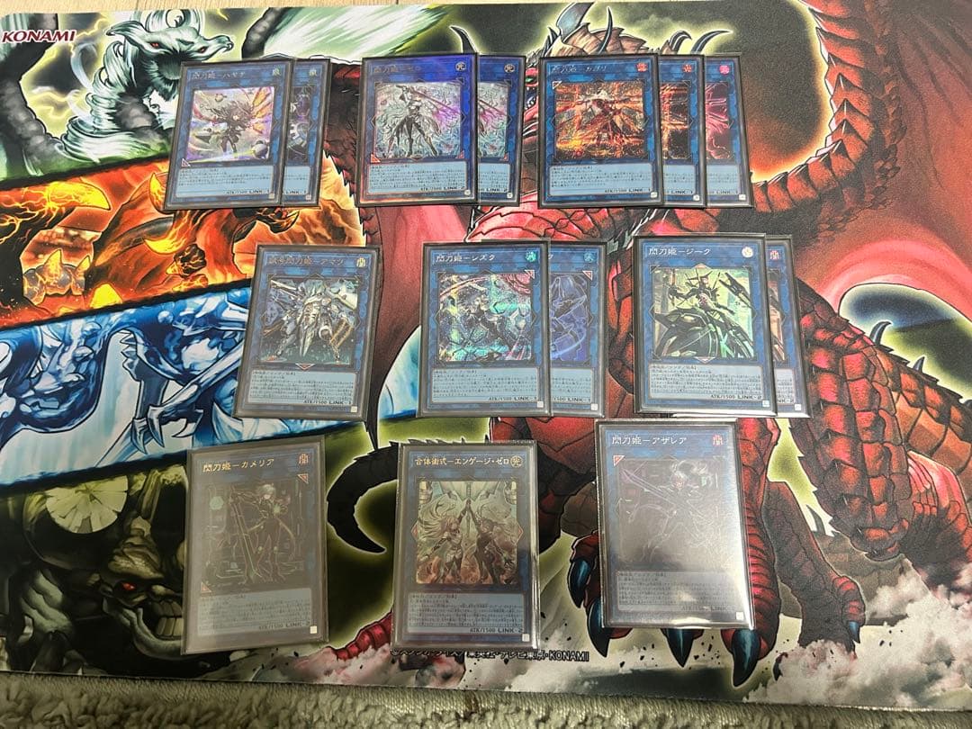 た*く様 遊戯王　【閃刀姫】　構築済みデッキ　新規有り