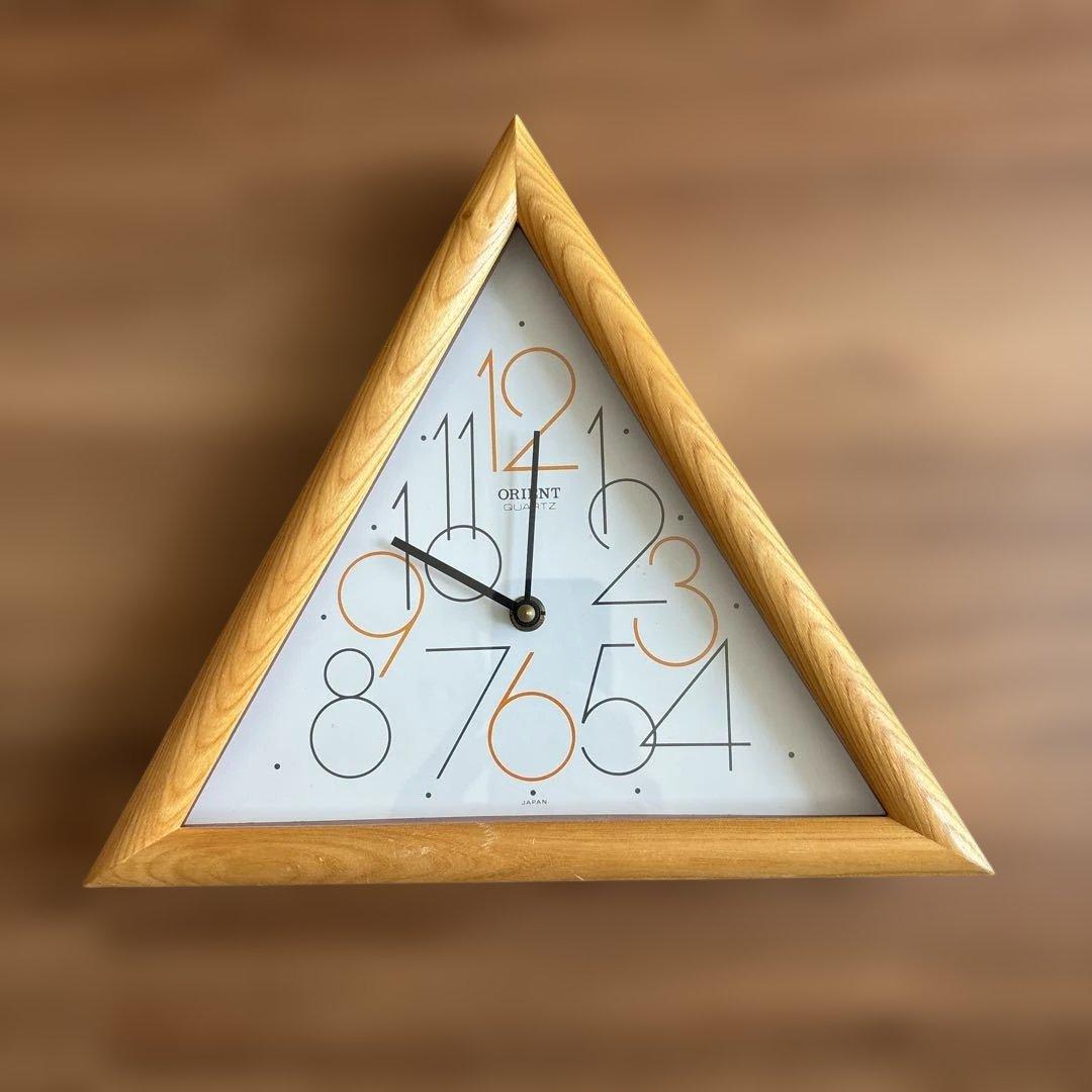 3yen様　ORIENT トライアングル CLOCK ポストモダン　80s