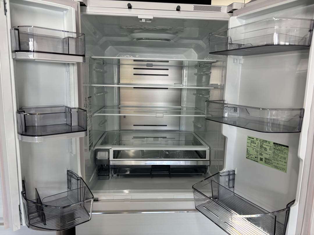 冷蔵庫　東芝　VEGETA GR-U600FZS 2022年製　600L