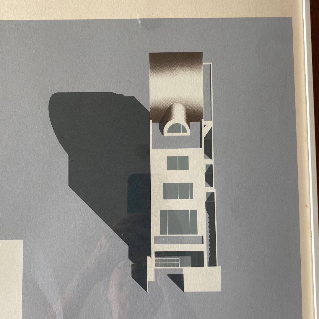 磯崎新「ヴィッラAo」 1978年 シルクスクリーン