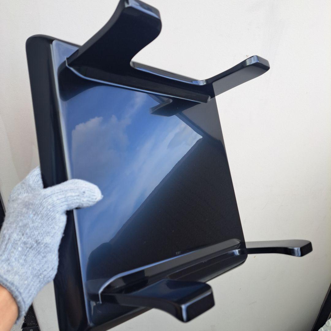 【輪島塗　(黒)石目乾漆　会席膳×5客】大極上本堅地　大雅堂　バラ売り相談可