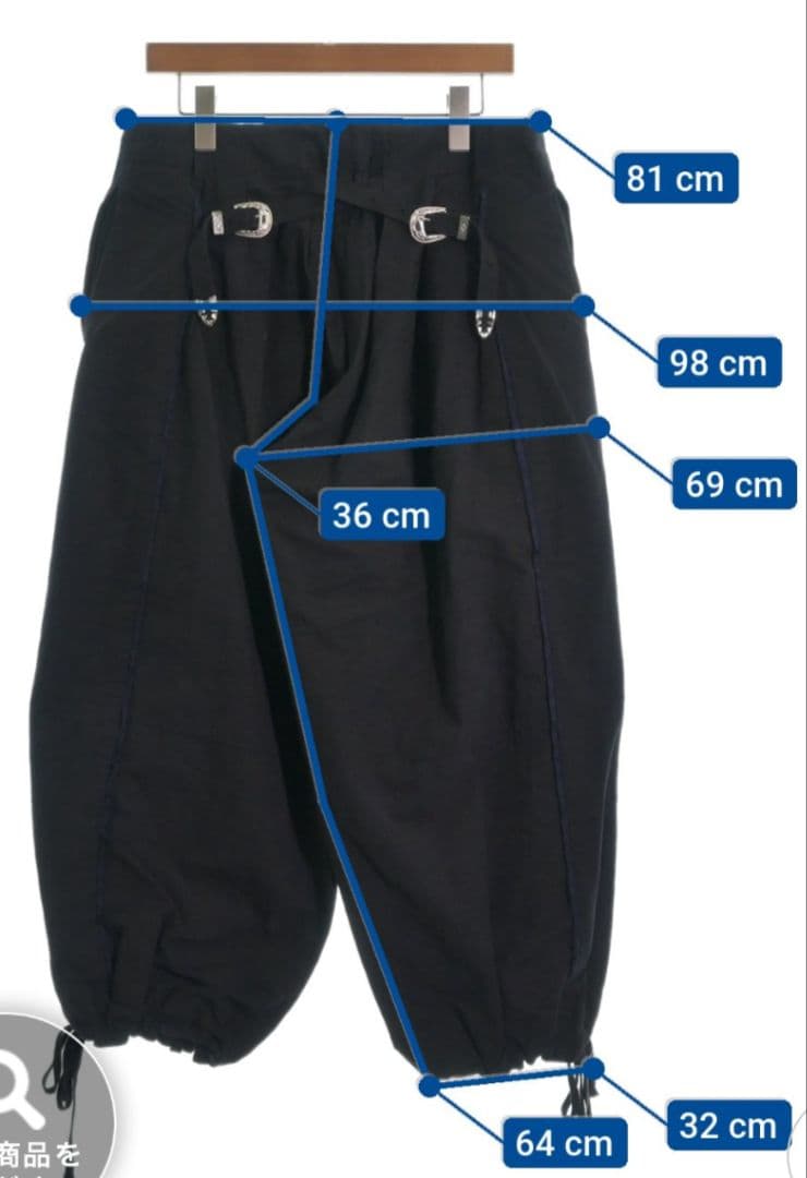 パンツ Leh band wide slacks