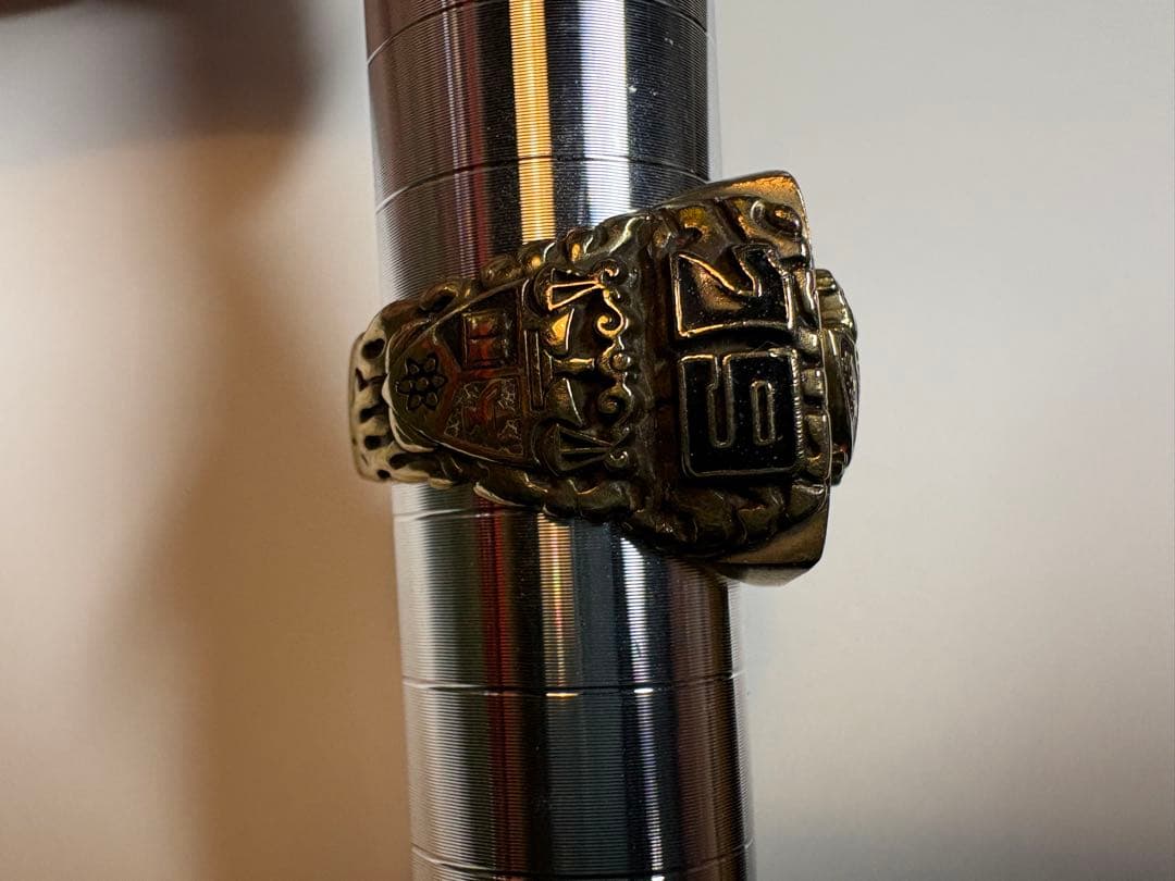 ヴィンテージ 10K ゴールド クラスリング SAFARI