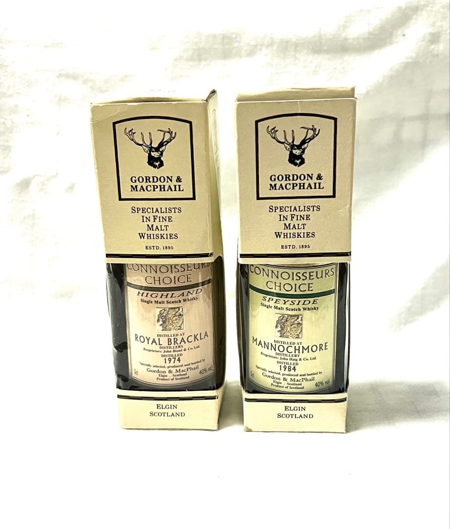 GORDON&MACPHAILミニボトル スコッチウィスキー1974 /1984