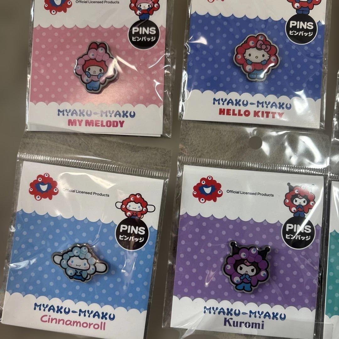 サンリオミャクミャクピンバッジセット