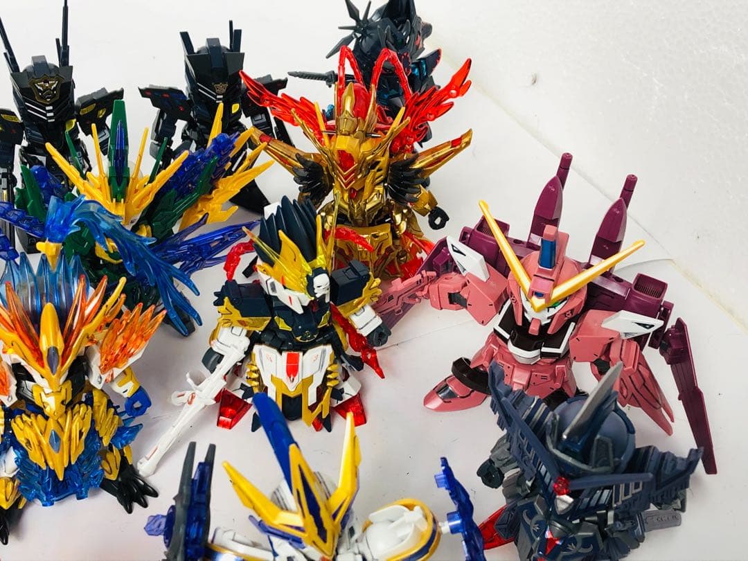 SDガンダム プラモデル 完成品 28体 まとめて BB戦士 戦国伝 ジャンク