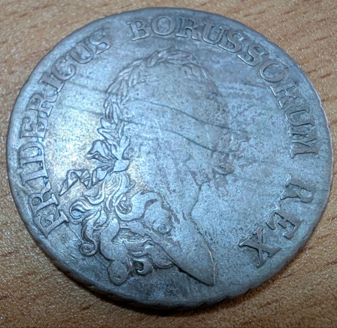 1 ライヒスターラー フリードリヒ2世  古銭 銀貨 硬貨