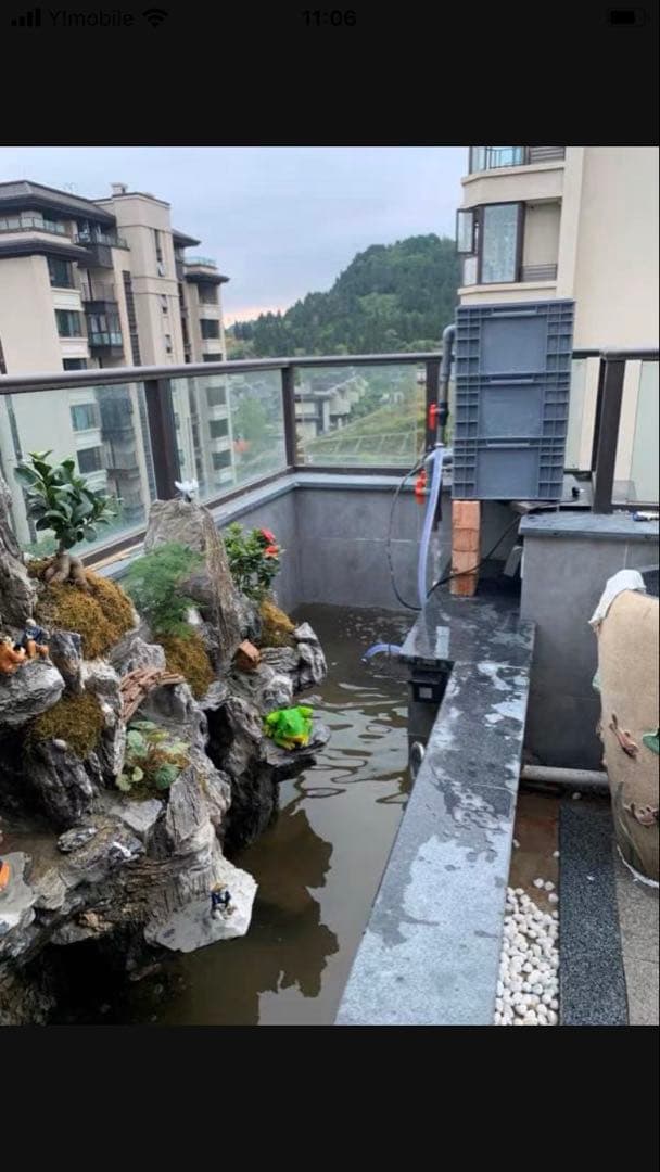 45w水中ポンプ付き万能濾過装置 池フィルター最高濾過装置(大)当日発送送料込み