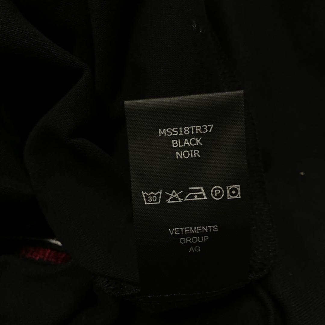 vetements 18ss ベースボール刺繍　tシャツ