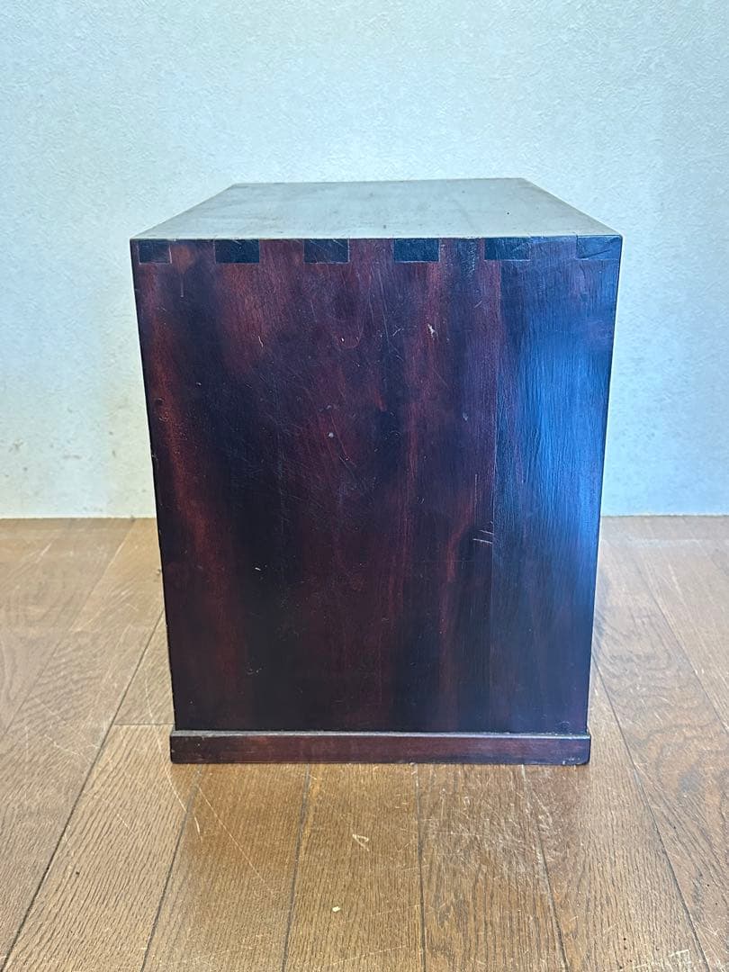 松本民芸家具　凸面小抽斗　小さな箪笥　引き出し家具