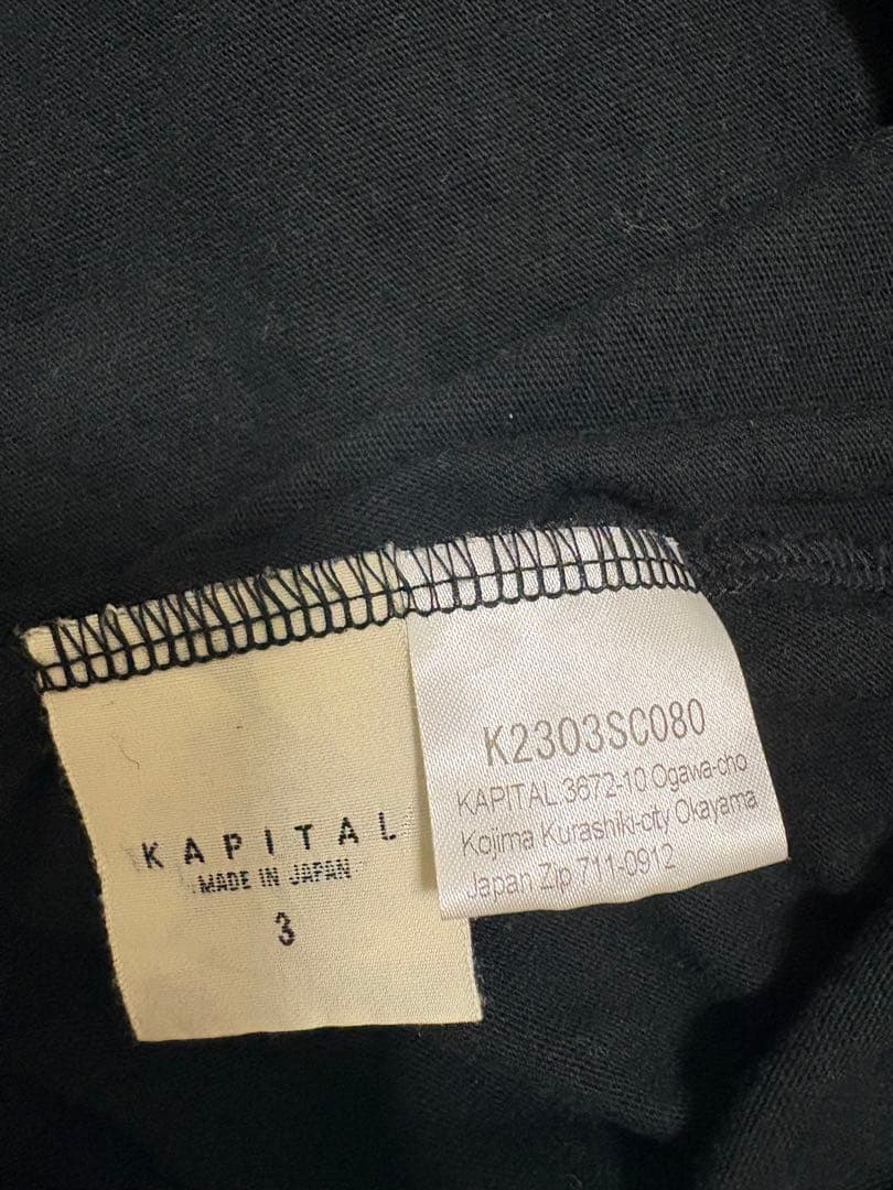 KAPITAL キャピタル　タンクトップ　ノースリーブ　サイズ3 size3