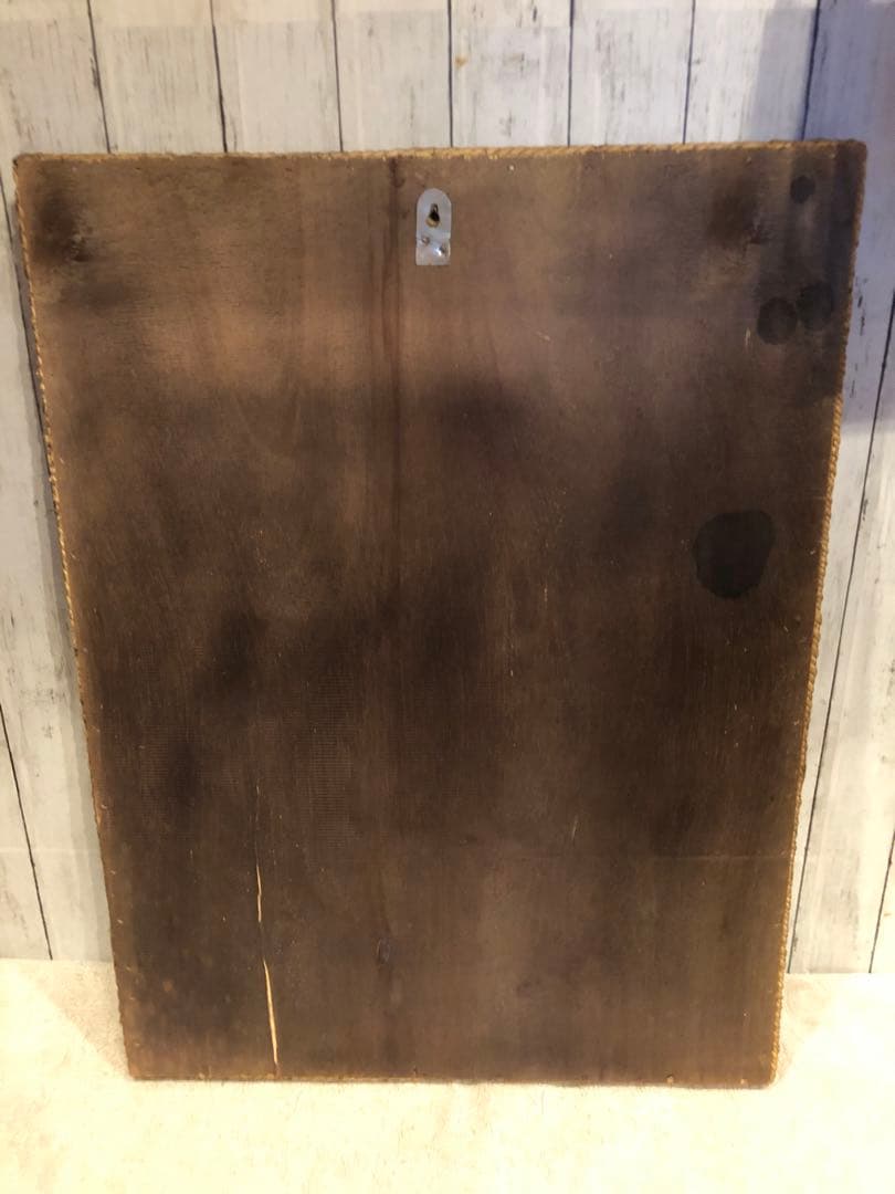 ウォーターヒヤシンス　額縁風インテリアミラー