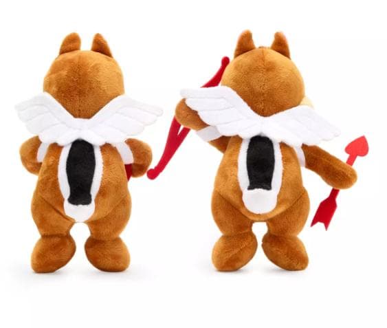 カリフォルニアディズニー　チップ＆デール バレンタイン ぬいぐるみ 2体セット