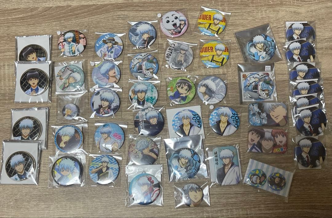 銀魂　坂田銀時　缶バッジ　グッズ　まとめ売り